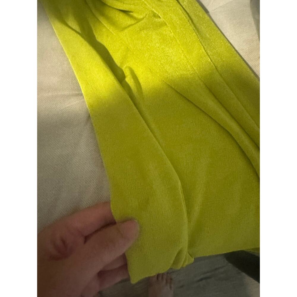 NWT Ripley Rader Classic Jumpsuit Chartreuse Green Wide Leg Pockets Size 2 Small - Picture 4 of 12